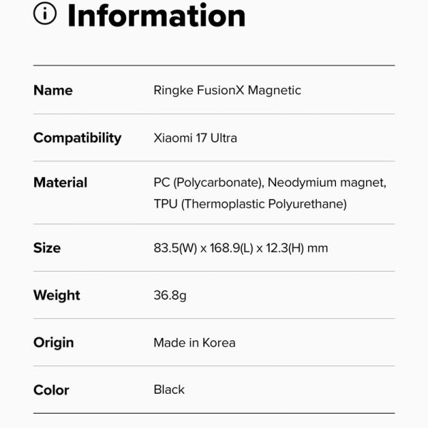 op lung xiaomi 17 ultra ringke fusion x magnetic content 16
