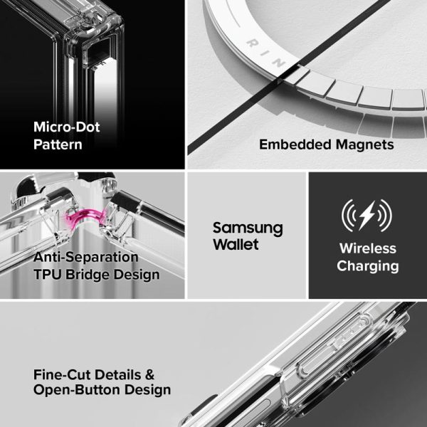 op lung samsung galaxy z fold 8 ringke fusion flap magnetic content 14