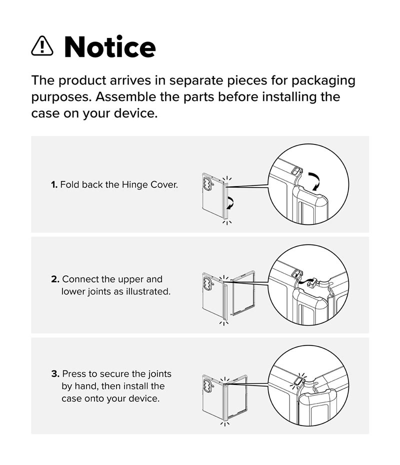 op lung samsung galaxy z fold 8 ringke fusion flap magnetic content 17