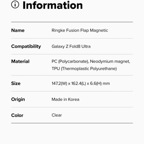 op lung samsung galaxy z fold 8 ultra ringke fusion flap magnetic content 22