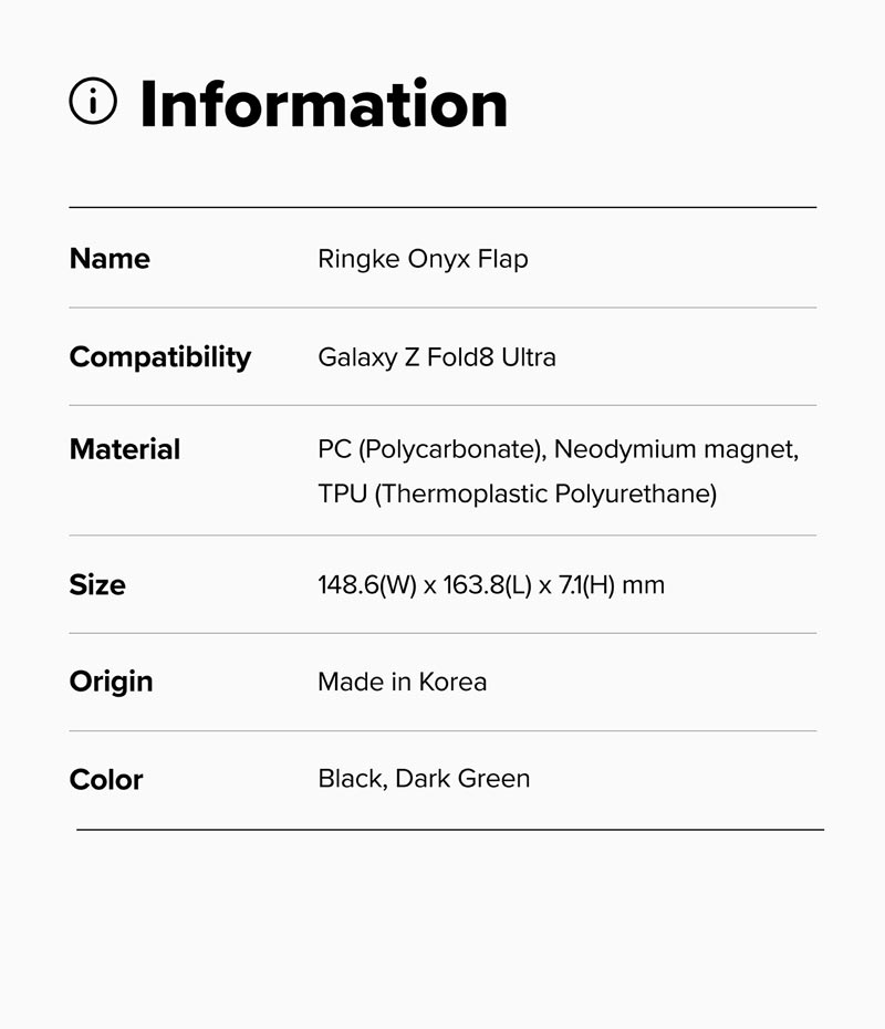 op lung samsung galaxy z fold 8 ultra ringke onyx flap content 20
