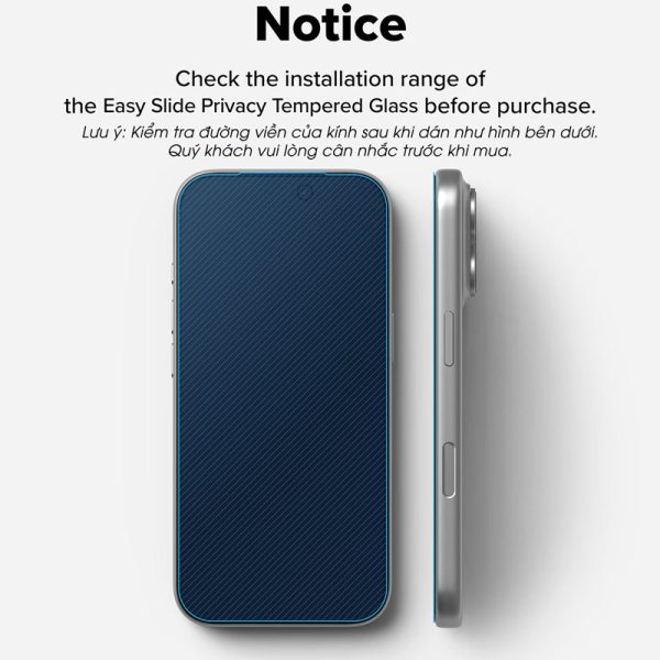 dan cuong luc chong nhin trom iphone 18 pro max ringke easy slide privacy tempered glass content 14