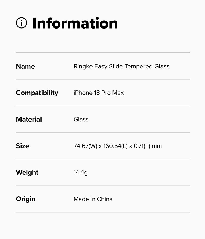 dan cuong luc iphone 18 pro max ringke easy slide tempered glass content 17